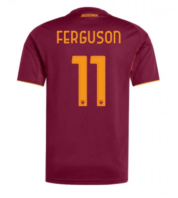 AS Roma Evan Ferguson #11 Hjemmebanetrøje 2025-26 Kortærmet